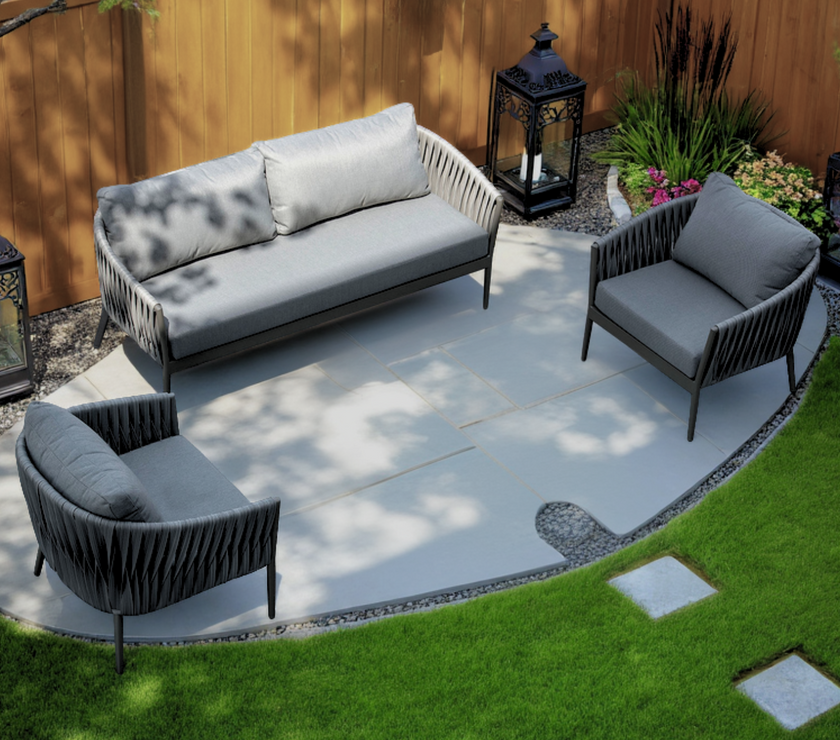 Wicker Garden 3 Seater and 2 x Chair Sofa Set