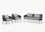 Wicker Garden 3 Seater and 2 x Chair Sofa Set
