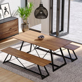 Angled image of the Taiyo Dining Bench.