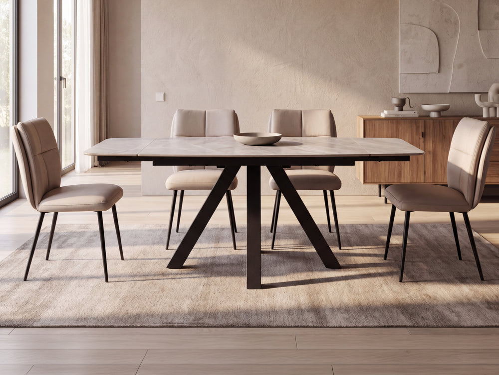 Nadia Ceramic Extending Dining Table