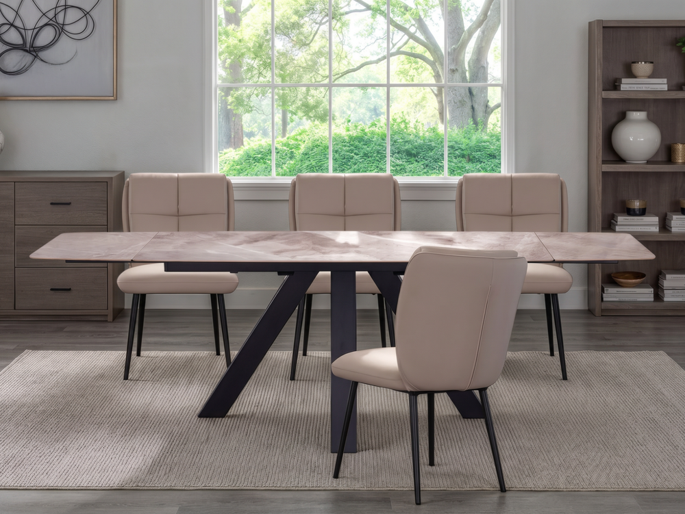 Nadia Table with 4 Chairs
