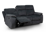 Naples 3 Seater Recliner Sofa with USB