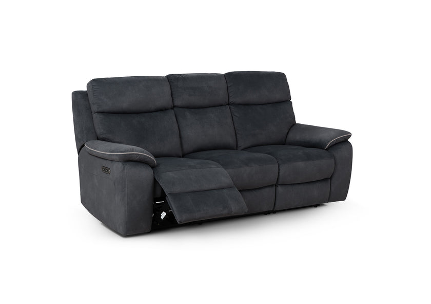 Naples 3 Seater Recliner Sofa with USB
