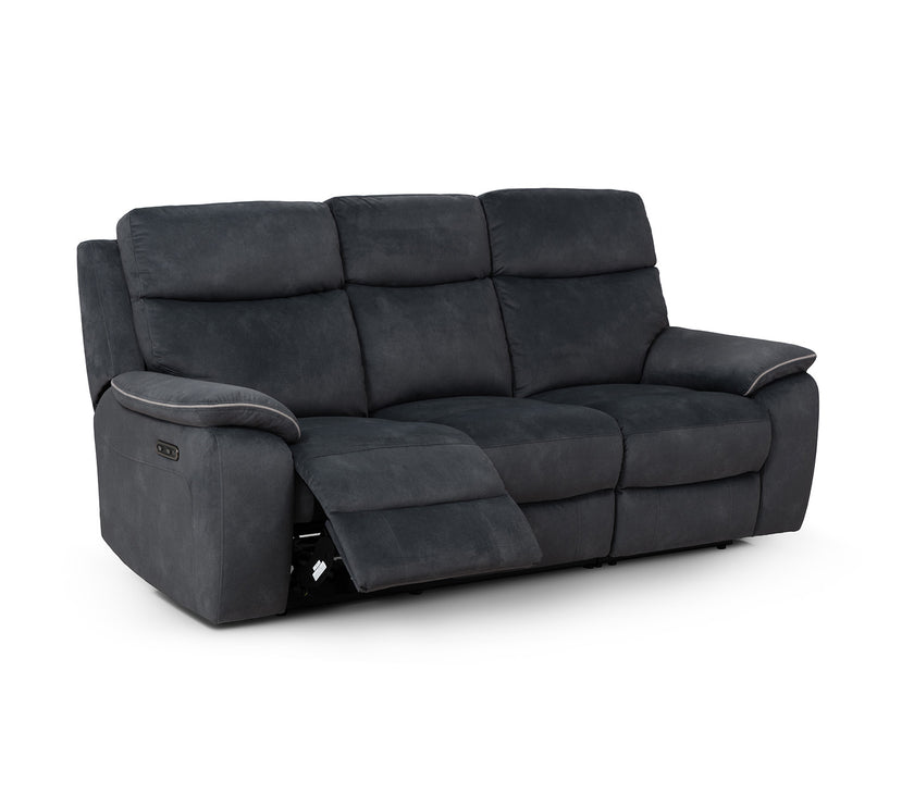 Naples 3 Seater Recliner Sofa with USB