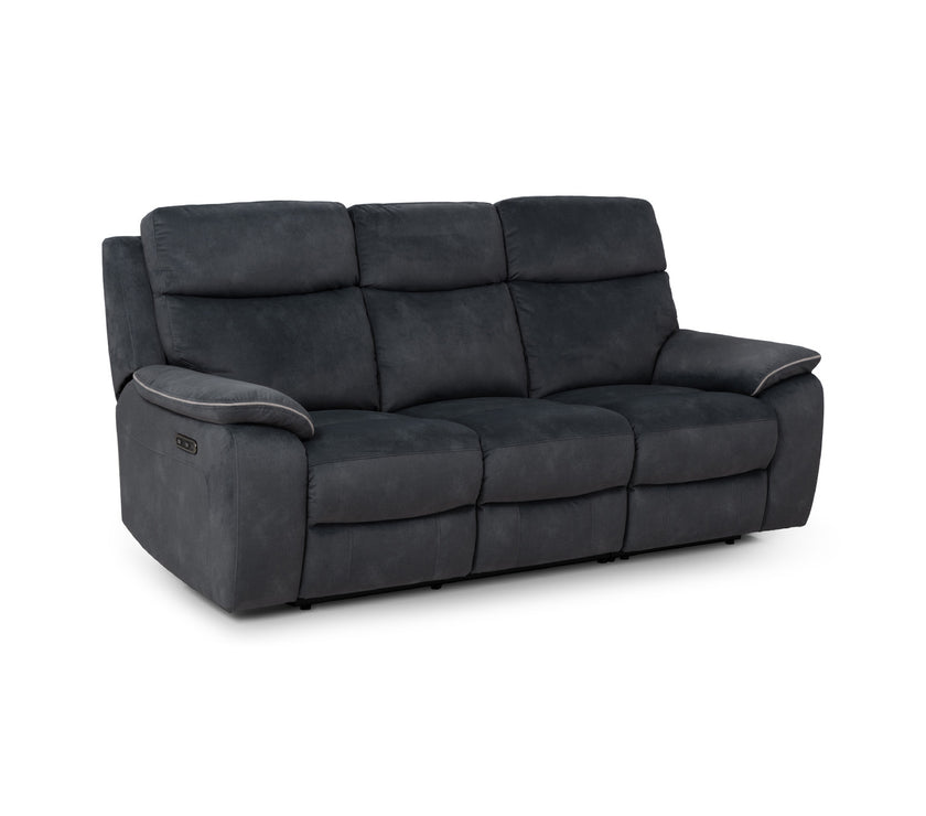 Naples 3 Seater Recliner Sofa with USB