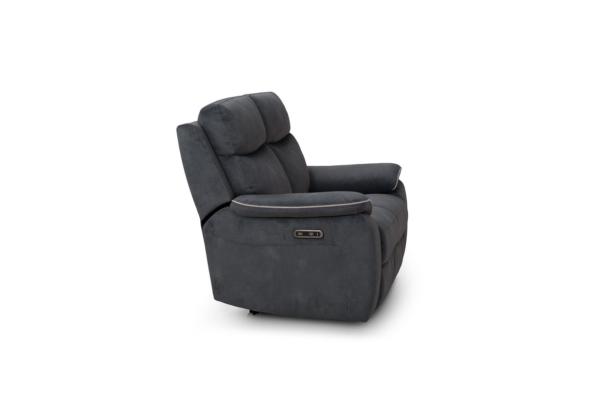 Naples 2 Seater Recliner Sofa with USB