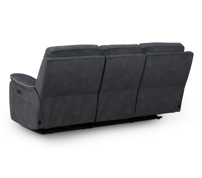 Naples 3 Seater Recliner Sofa with USB