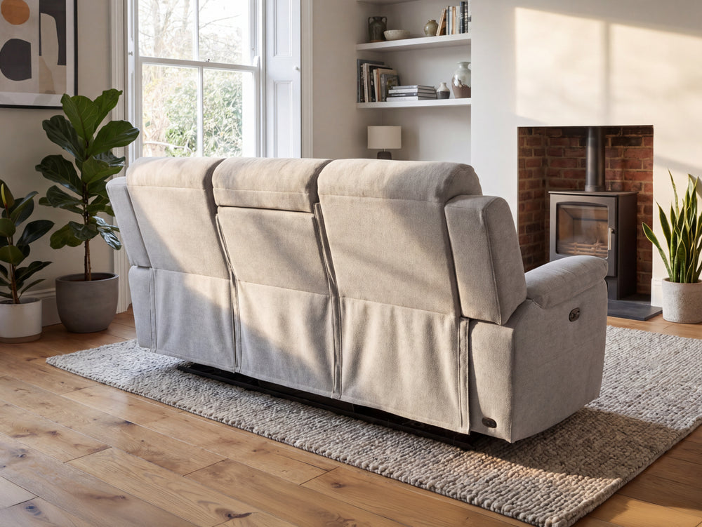 Lily 3 Seater Power Recliner with Drop Down Table