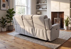 Lily 3 Seater Power Recliner with Drop Down Table