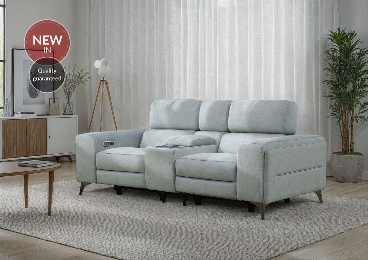 Ricardo 2 Seater Power Recliner with Power Headrest and Console