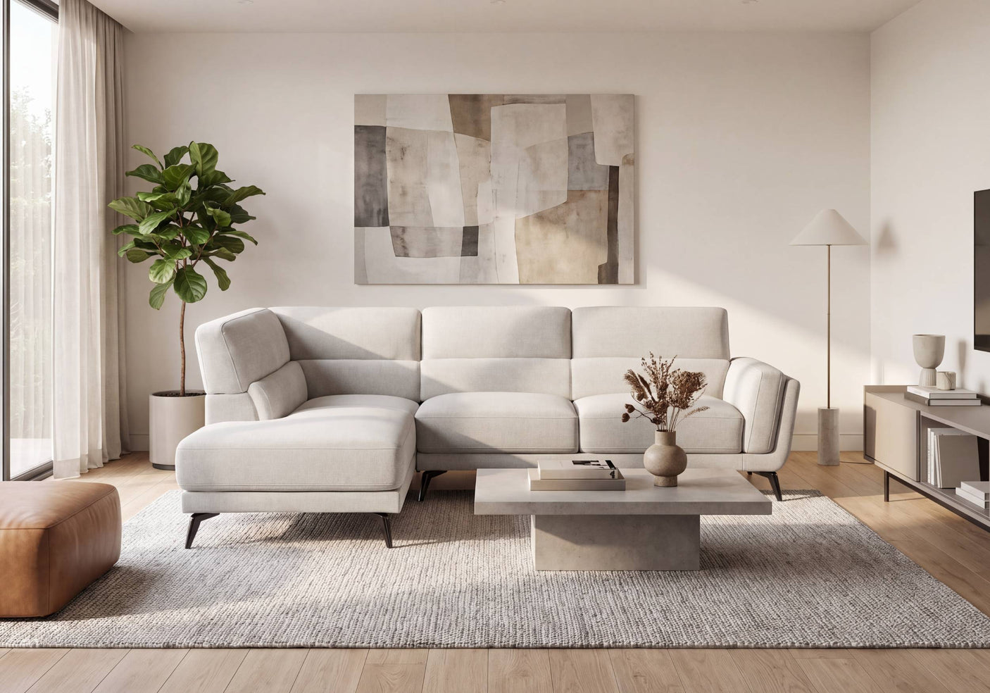 Nina Chaise Sofa Left