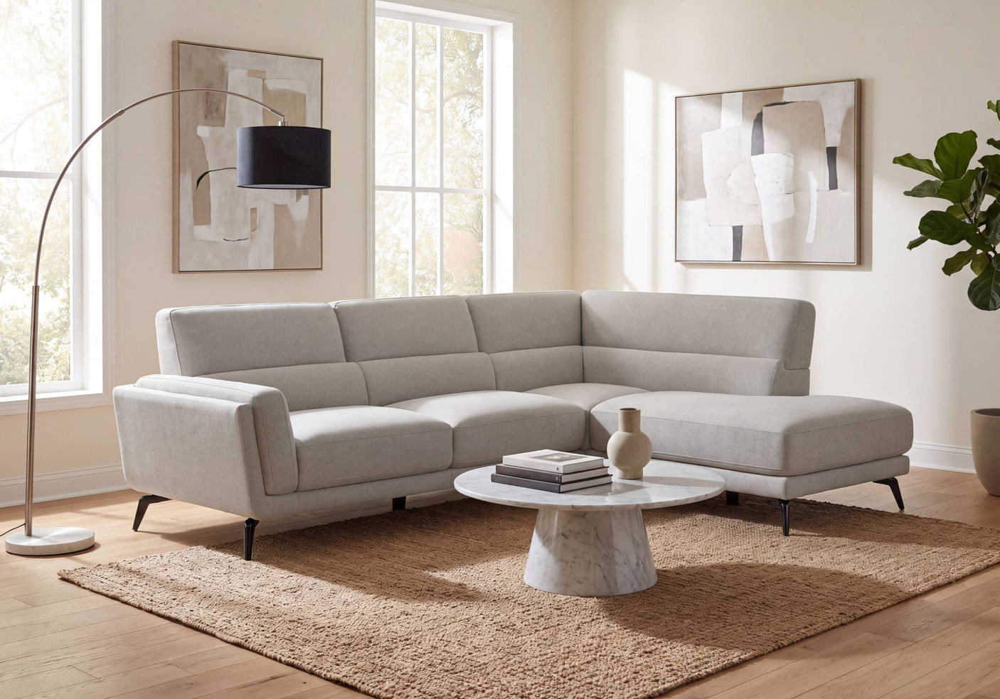 Nina Chaise Sofa Right