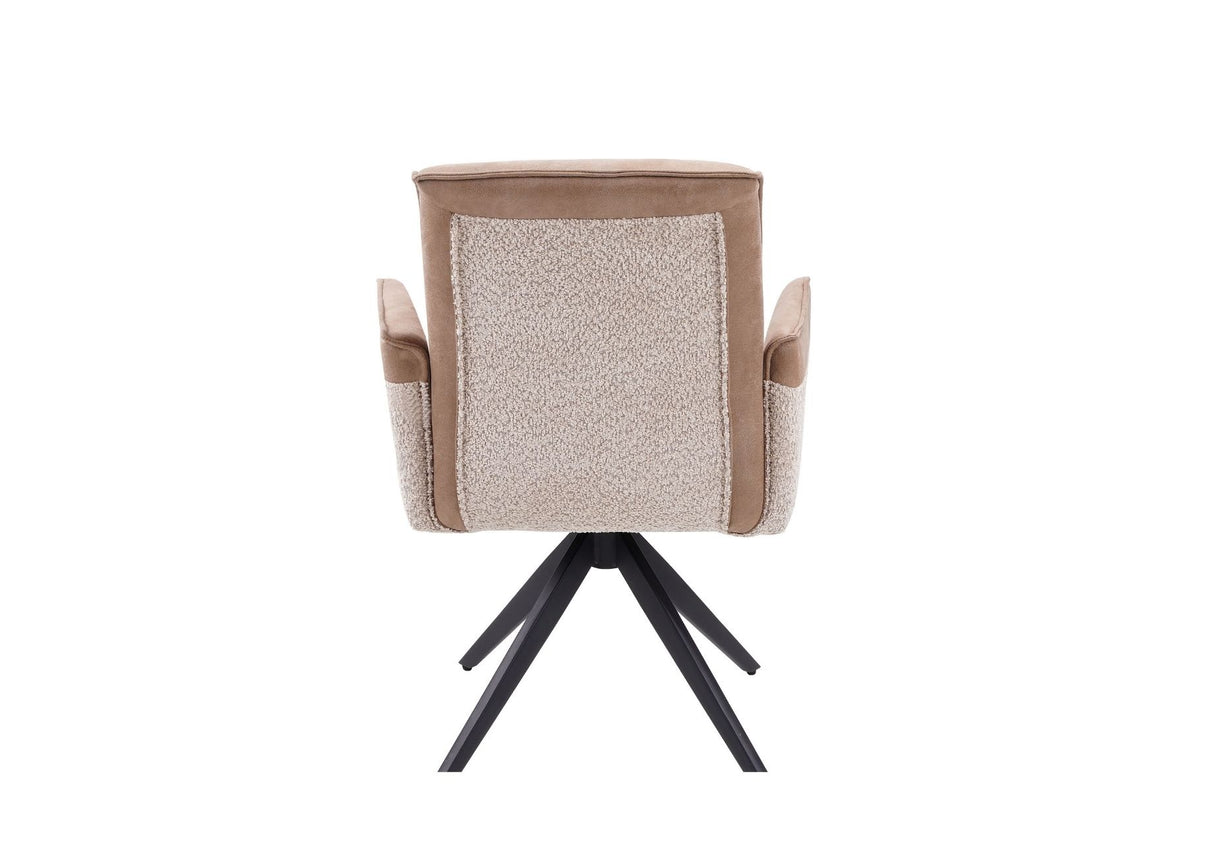 Nora 360° Auto-Return Swivel Dining Chair