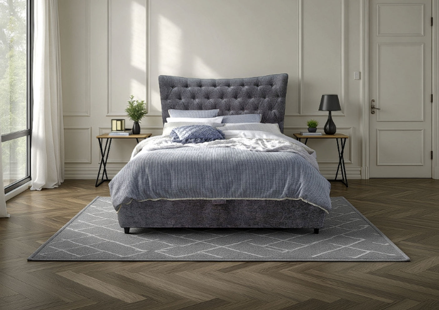 Notting Hill End Opening Ottoman Storage Bed