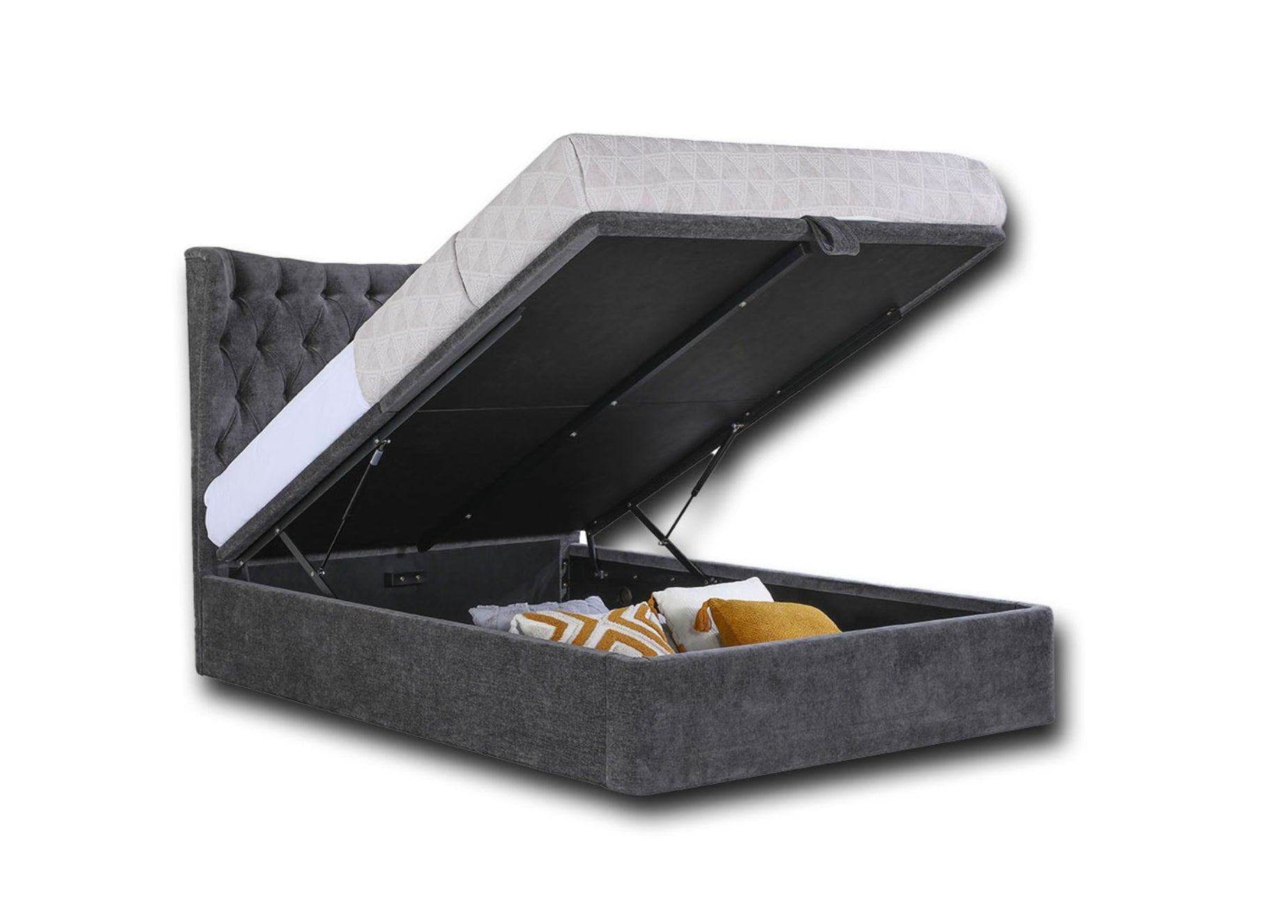 Notting Hill End Opening Ottoman Storage Bed