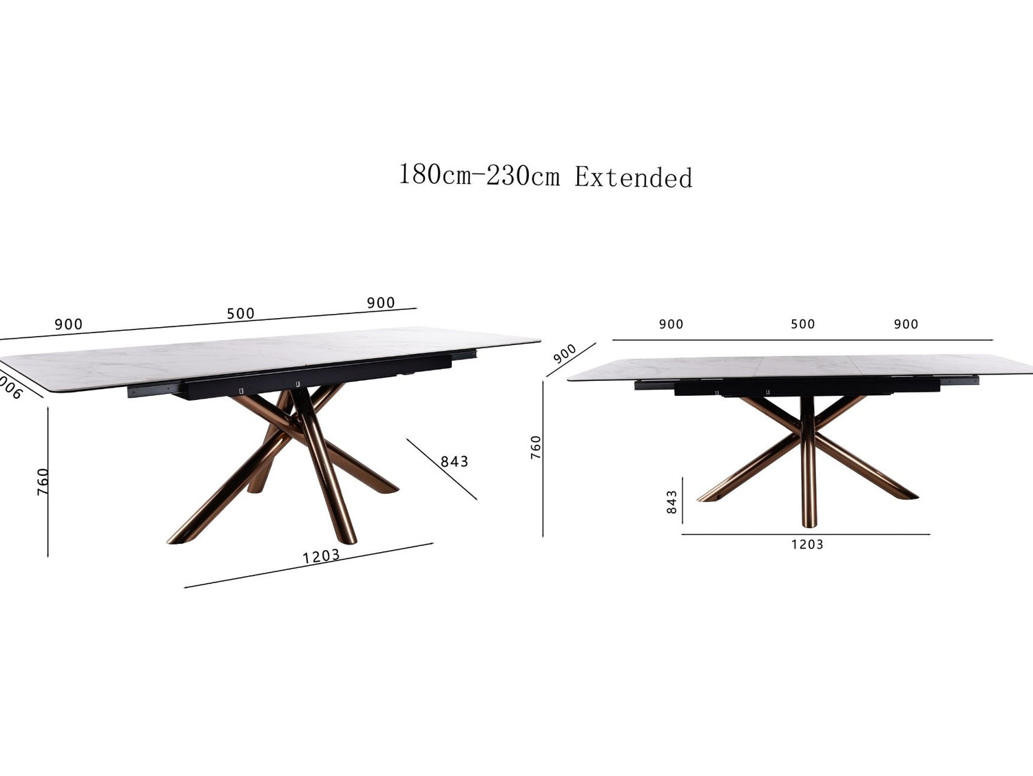 Olivia Extendable Dining Table