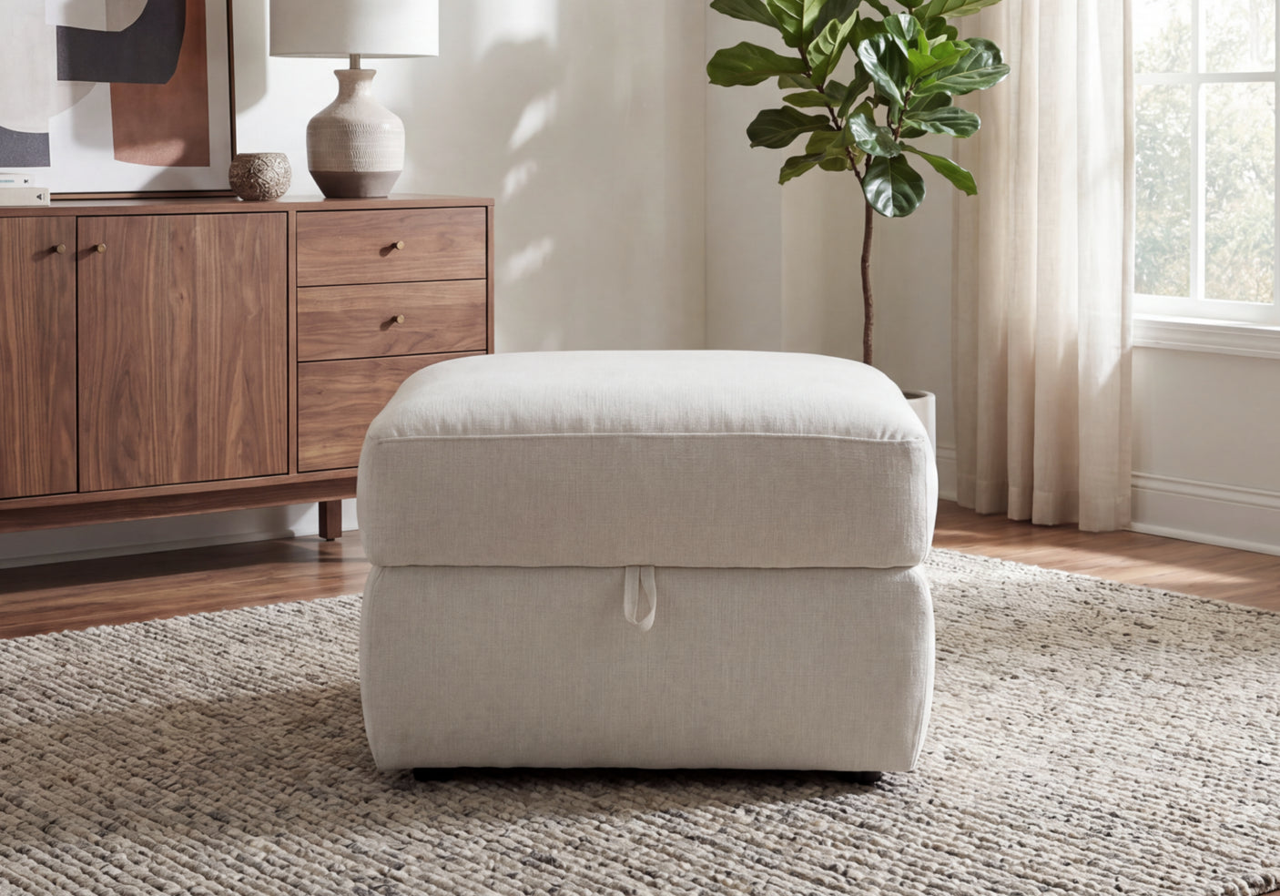 Opal Storage Footstool