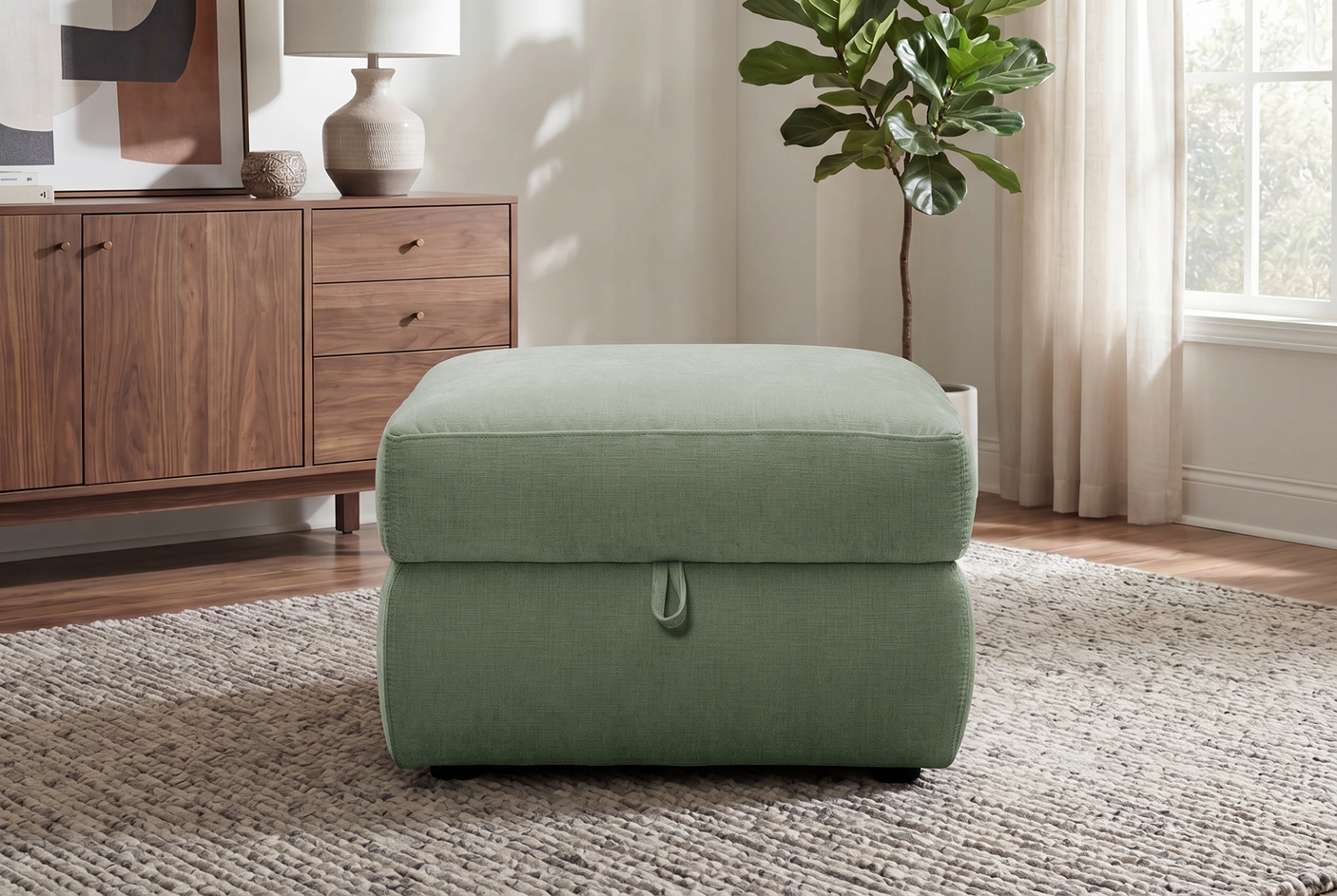 Opal Storage Footstool
