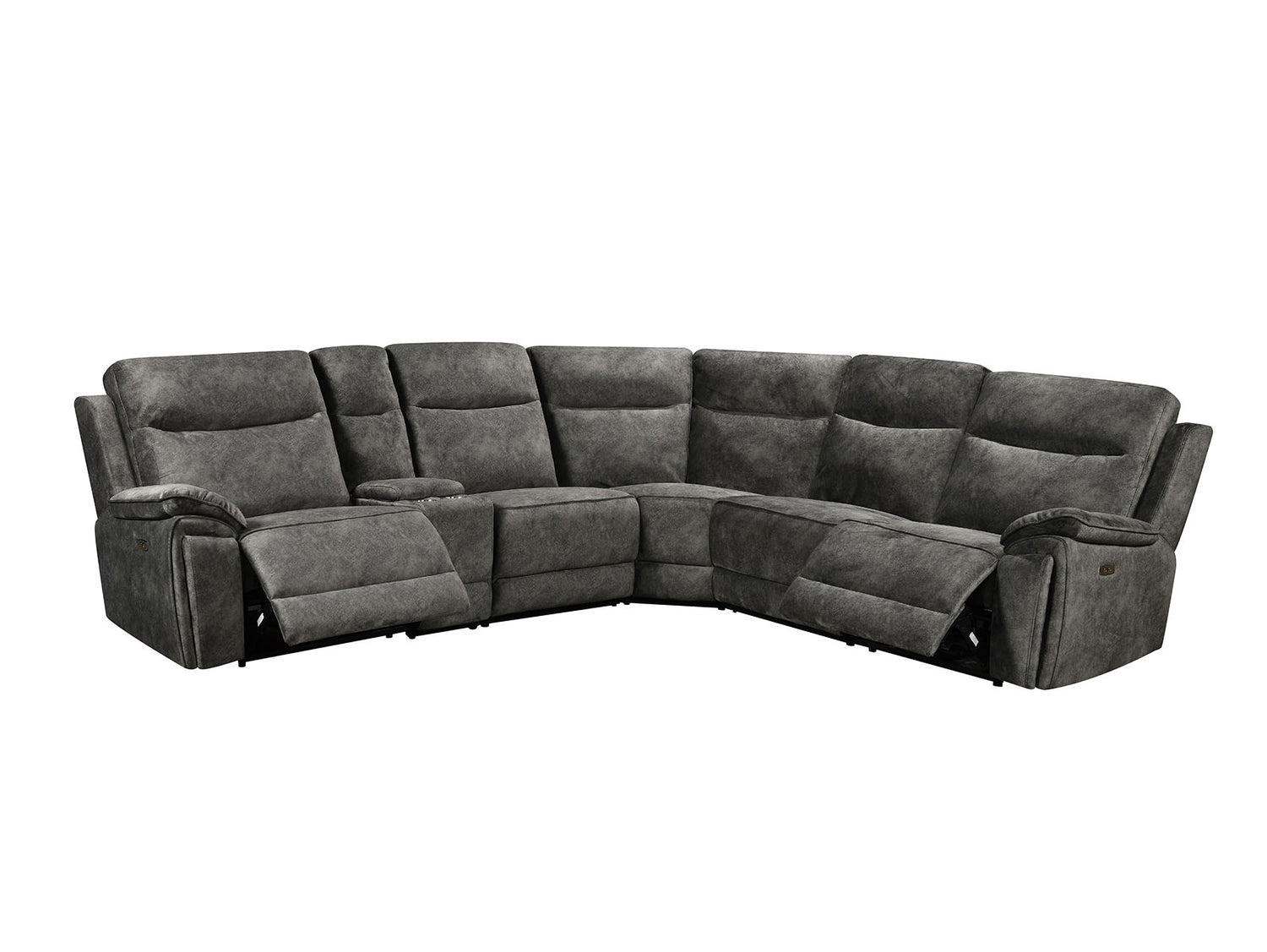 Osaka Modular Corner Recliner Sofa with Console