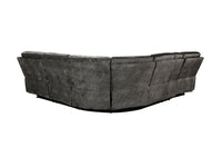 Osaka Modular Corner Recliner Sofa with Console - Grey