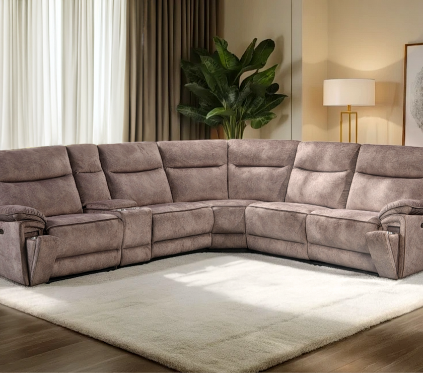 Osaka Modular Corner Recliner Sofa with Console