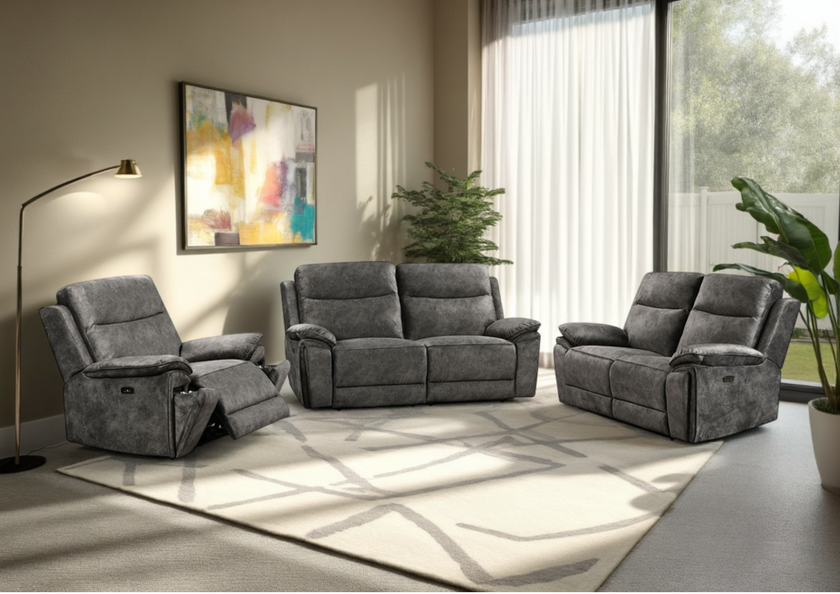 Osaka 3 Seater Power Recliner Sofa