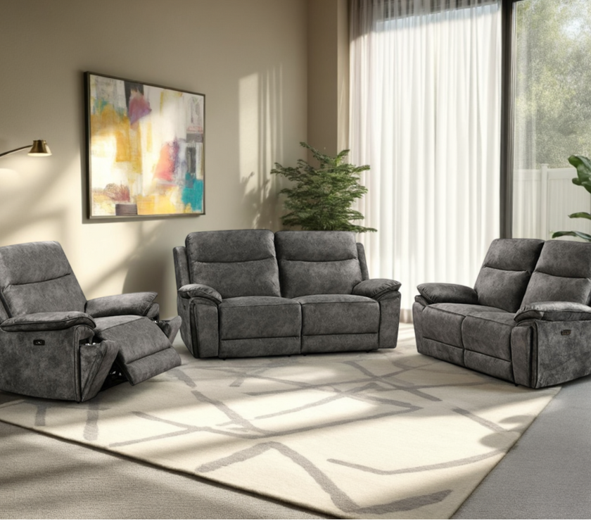 Osaka 3 Seater Power Recliner Sofa