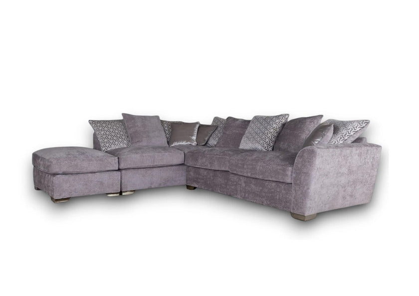 Pendle Left Facing Corner Sofa with Stool (R2/LFC/P)