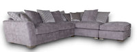 Pendle Right Facing Corner Sofa with Stool (L2/RFC/P)