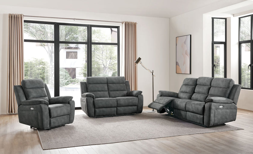 Image of the Phoenix Recliner Sofa Set in a room