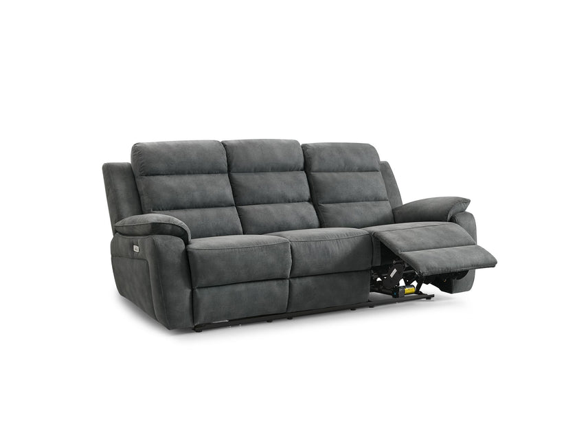 Angled view of the Phoenix 3 Seater Recliner Sofa