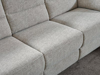 Close up of the seats of the Phoenix 3 Seater Recliner Sofa