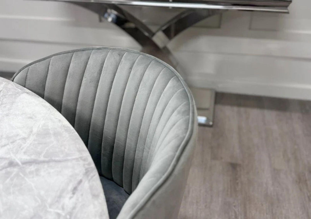 Picasso Dining Chairs - Grey (Sold in Pairs)