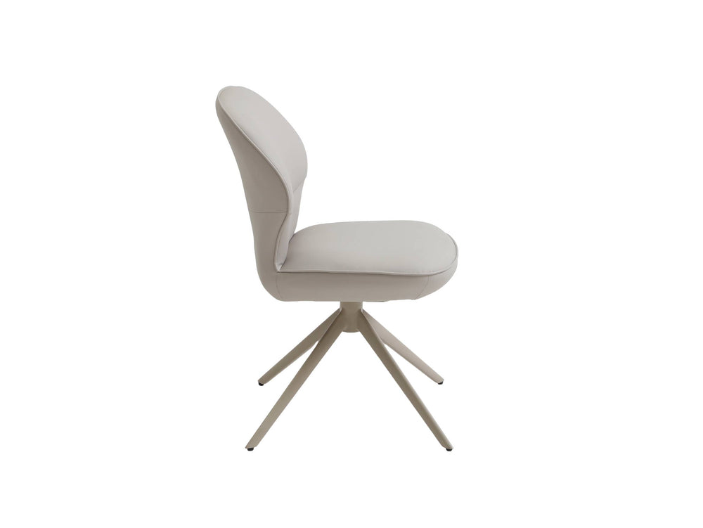 Plaza Extending Dining Table and 4 Swivel Dining Chairs