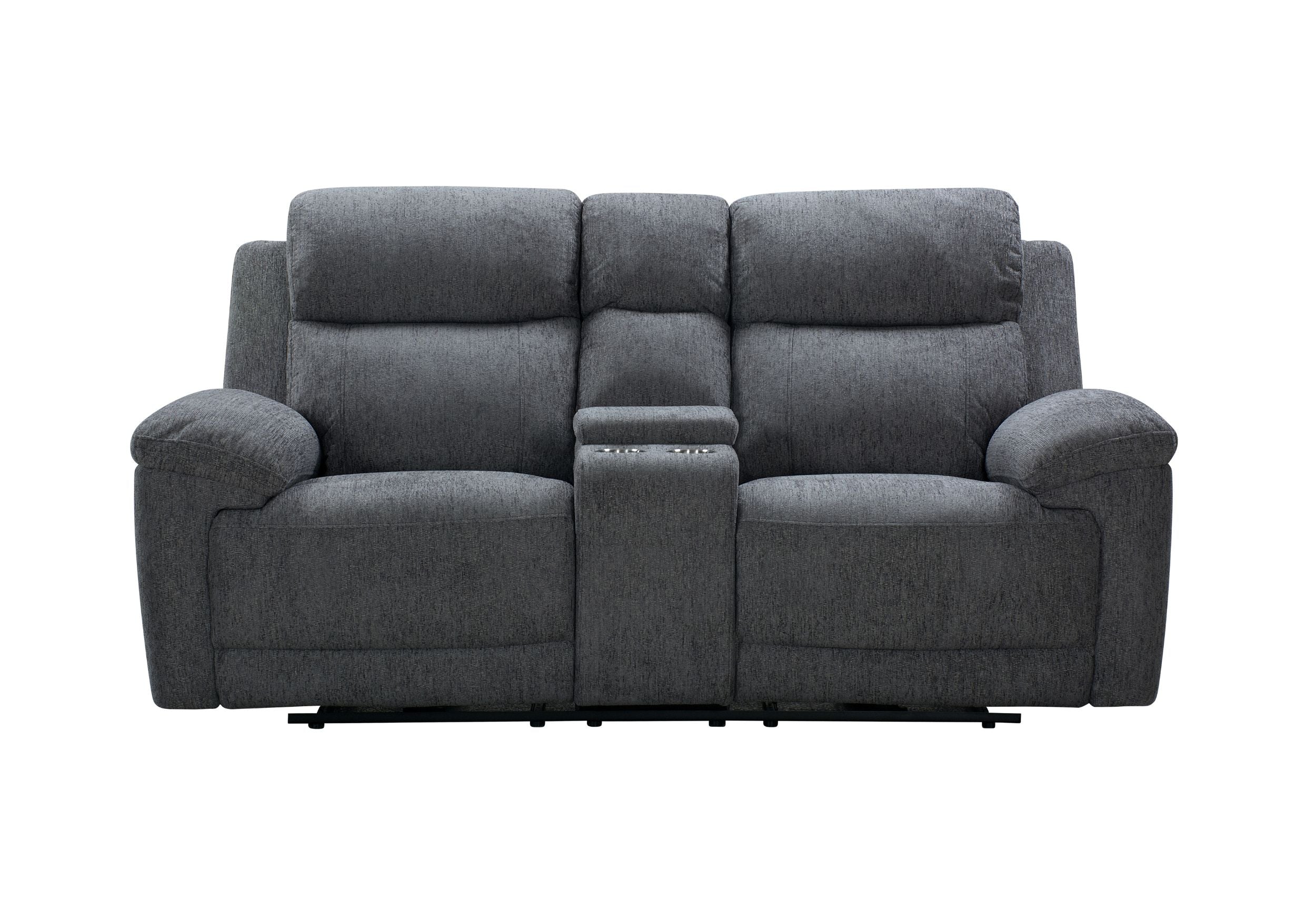 Chloe 2-Seater Power-Recliner with Console