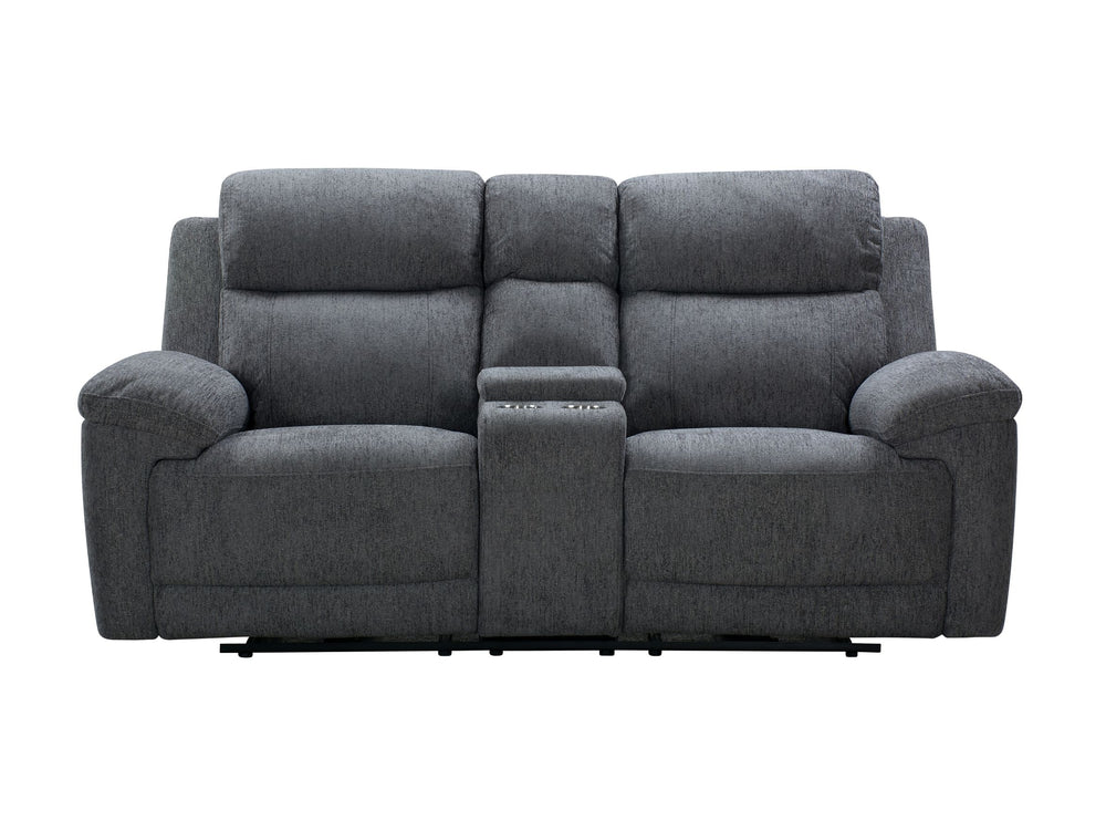Chloe 2 Seater Power Recliner Sofa with Console