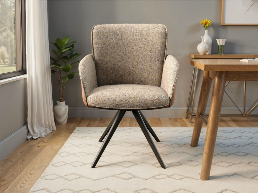Rosso 360° Auto-Return Swivel Dining Chair