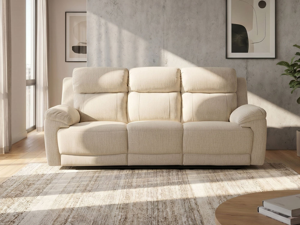 Chloe 3 Seater Power Recliner Sofa with Drop-Down Table