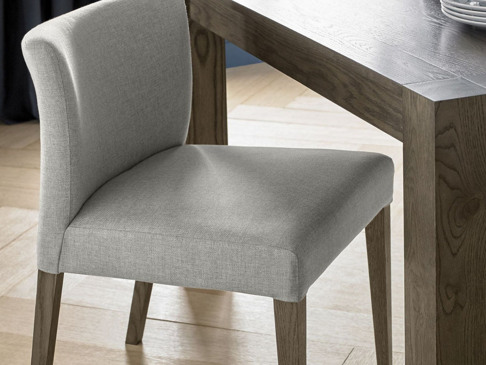 Set of 2 Turner Dark Oak Low Back Dining Chairs