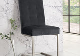 Toulouse Cantilever Velvet Dining Chairs (Sold in Pairs)