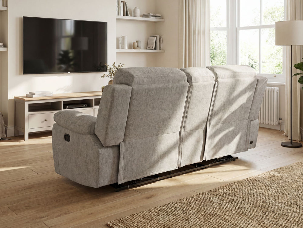 Chloe 2 Seater Power Recliner Sofa with Console