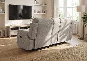 Chloe 2 Seater Power Recliner Sofa with Console