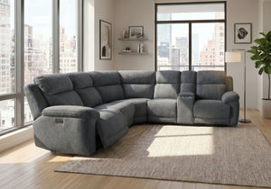 Chloe 2 Corner 2 Power-Recliner with Console