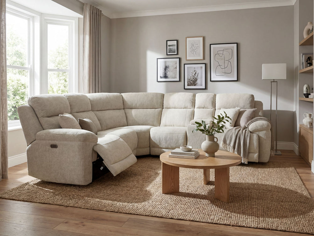 Chloe 2 Corner 2 Power Recliner Sofa with Console