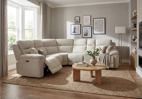 Chloe 2 Corner 2 Power Recliner Sofa with Console