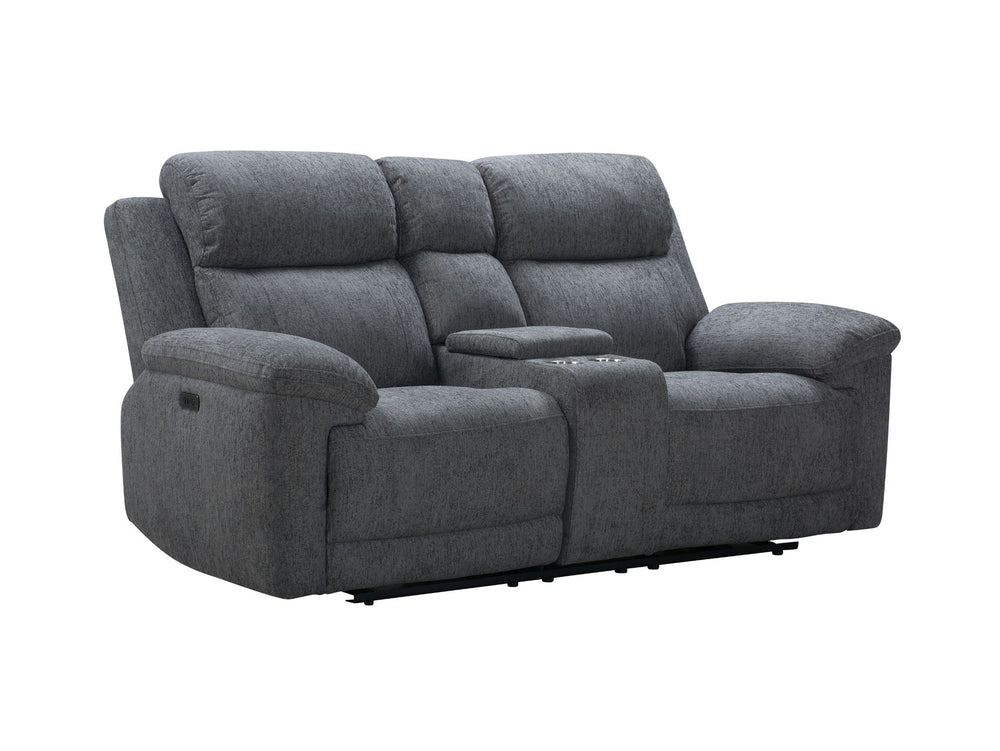 Chloe 2 Seater Power Recliner Sofa with Console