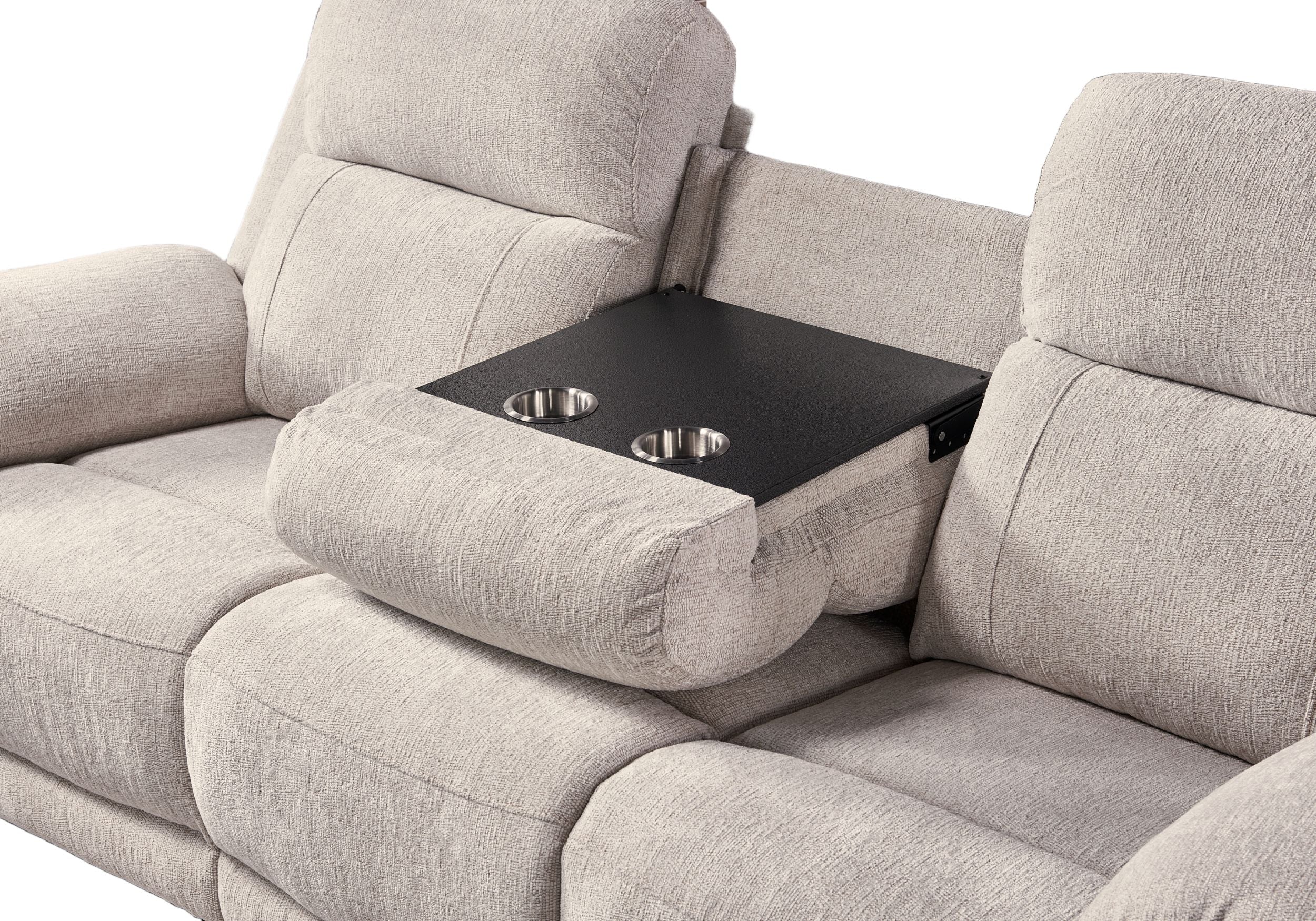 Chloe 3-Seater Power-Recliner with Drop-Down Table
