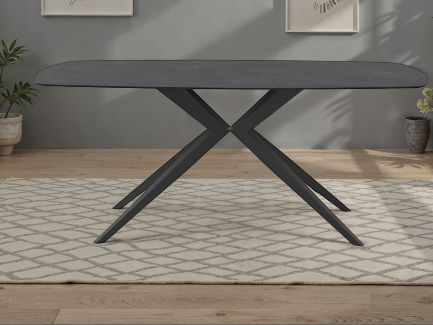 Lago Rectangle Ceramic Dining Table