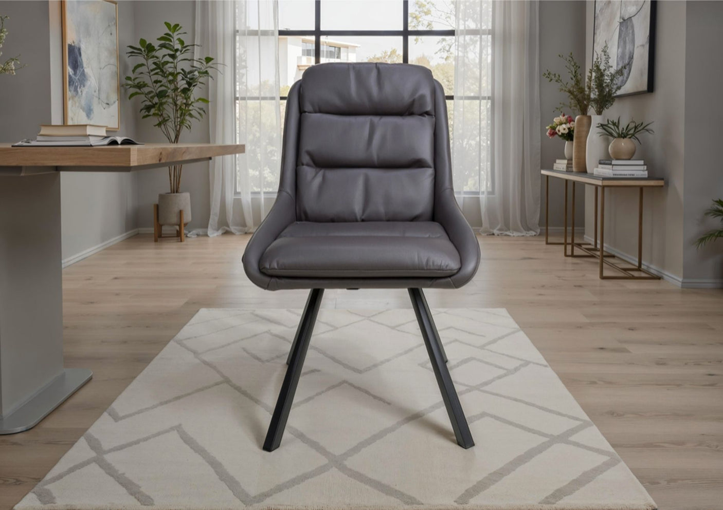 Set of 2 Arnhem Swivel Dining Chairs