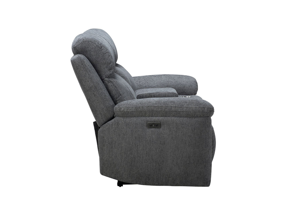 Chloe 2 Seater Power Recliner Sofa with Console